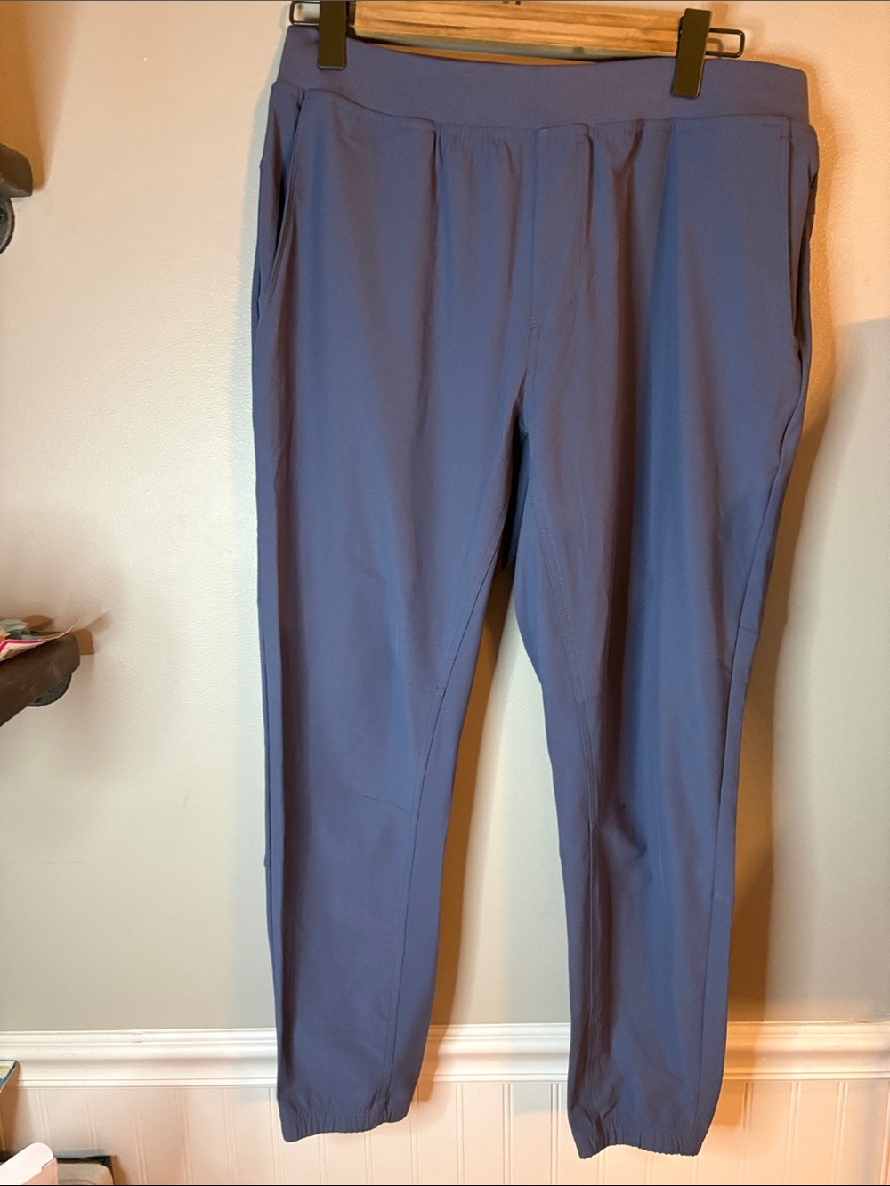 Men's Casual Jogger Pants in Slate Blue